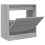 Zapatero de madera de ingeniería gris Sonoma 60x34x63,5 cm en Zapateros y organizadores de calzado | Comprar online en Foru.es