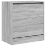 Zapatero de madera de ingeniería gris Sonoma 60x34x63,5 cm en Zapateros y organizadores de calzado | Comprar online en Foru.es