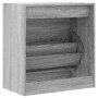 Zapatero de madera de ingeniería gris Sonoma 60x34x63,5 cm en Zapateros y organizadores de calzado | Comprar online en Foru.es