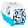 White blue polypropylene pet carrier 55x36x36 cm by vidaXL, Pet carriers and boxes - Ref: Foro24-172217, Price: 45,60 €, Disc...