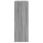 Zapatero de madera de ingeniería gris Sonoma 60x34x96,5 cm en Zapateros y organizadores de calzado | Comprar online en Foru.es