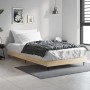 Estructura de cama madera de ingeniería roble Sonoma 100x200 cm de vidaXL, Camas y somieres - Ref: Foro24-832264, Precio: 68,...