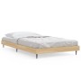 Estructura de cama madera de ingeniería roble Sonoma 100x200 cm de vidaXL, Camas y somieres - Ref: Foro24-832264, Precio: 68,...