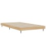 Estructura de cama madera de ingeniería roble Sonoma 100x200 cm de vidaXL, Camas y somieres - Ref: Foro24-832264, Precio: 68,...