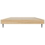Estructura de cama madera de ingeniería roble Sonoma 100x200 cm de vidaXL, Camas y somieres - Ref: Foro24-832264, Precio: 68,...