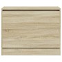 Zapatero de madera de ingeniería roble Sonoma 80x34x63 cm en Zapateros y organizadores de calzado | Comprar online en Foru.es