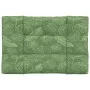 Cojín para palés tela estampado de hojas 120x80x12 cm de vidaXL, Cojines para sillas y sofás - Ref: Foro24-360532, Precio: 52...