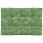 Cojín para palés tela estampado de hojas 120x80x12 cm de vidaXL, Cojines para sillas y sofás - Ref: Foro24-360532, Precio: 60...