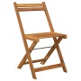 Muebles cafetería plegables 3 pzas madera maciza acacia de vidaXL, Conjuntos de jardín - Ref: Foro24-319703, Precio: 111,34 €...