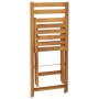 Muebles cafetería plegables 3 pzas madera maciza acacia de vidaXL, Conjuntos de jardín - Ref: Foro24-319703, Precio: 111,34 €...
