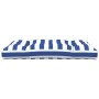 Cojín para palés tela a rayas azul y blanco 120x80x12 cm de vidaXL, Cojines para sillas y sofás - Ref: Foro24-360528, Precio:...
