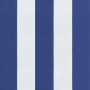 Cojín para palés tela a rayas azul y blanco 120x80x12 cm de vidaXL, Cojines para sillas y sofás - Ref: Foro24-360528, Precio:...