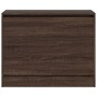 Zapatero de madera de ingeniería marrón roble 80x34x63 cm en Zapateros y organizadores de calzado | Comprar online en Foru.es