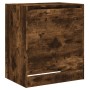 Zapatero de madera de ingeniería roble ahumado 60x42x69 cm en Zapateros y organizadores de calzado | Comprar online en Foru.es