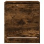 Zapatero de madera de ingeniería roble ahumado 60x42x69 cm en Zapateros y organizadores de calzado | Comprar online en Foru.es