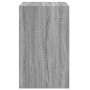 Zapatero de madera de ingeniería gris Sonoma 60x42x69 cm en Zapateros y organizadores de calzado | Comprar online en Foru.es