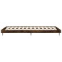 Estructura de cama contrachapada roble ahumado 90x200 cm de vidaXL, Camas y somieres - Ref: Foro24-832274, Precio: 75,06 €, D...