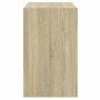 Zapatero de madera de ingeniería roble Sonoma 80x42x69 cm en Zapateros y organizadores de calzado | Comprar online en Foru.es