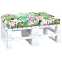 Cojín para palés tela multicolor 120x80x12 cm de vidaXL, Cojines para sillas y sofás - Ref: Foro24-360530, Precio: 57,81 €, D...