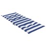 Cojines de silla de respaldo alto 6 uds tela rayas azul&blanco de vidaXL, Cojines para sillas y sofás - Ref: Foro24-361255, P...