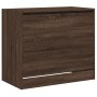 Zapatero de madera de ingeniería marrón roble 80x42x69 cm en Zapateros y organizadores de calzado | Comprar online en Foru.es