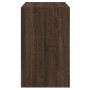 Zapatero de madera de ingeniería marrón roble 80x42x69 cm en Zapateros y organizadores de calzado | Comprar online en Foru.es