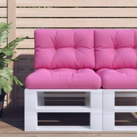 Cojín para sofá de palets tela rosa 50x40x12 cm de vidaXL, Cojines para sillas y sofás - Ref: Foro24-360555, Precio: 18,80 €,...