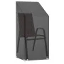 Funda de silla de jardín 8 ojales polietileno 65x65x110/150 cm de vidaXL, Fundas para muebles de jardín - Ref: Foro24-319336,...
