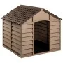 Caseta para perros polipropileno marrón 86x84x82 cm de vidaXL, Casetas para perros - Ref: Foro24-94214, Precio: 162,15 €, Des...