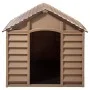 Caseta para perros polipropileno marrón 86x84x82 cm de vidaXL, Casetas para perros - Ref: Foro24-94214, Precio: 162,15 €, Des...