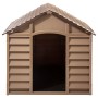 Caseta para perros polipropileno marrón 86x84x82 cm de vidaXL, Casetas para perros - Ref: Foro24-94214, Precio: 164,80 €, Des...