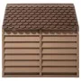 Caseta para perros polipropileno marrón 86x84x82 cm de vidaXL, Casetas para perros - Ref: Foro24-94214, Precio: 162,15 €, Des...