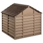 Caseta para perros polipropileno marrón 86x84x82 cm de vidaXL, Casetas para perros - Ref: Foro24-94214, Precio: 162,15 €, Des...