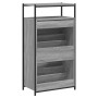 Zapatero de madera de ingeniería gris Sonoma 60x34x112 cm en Zapateros y organizadores de calzado | Comprar online en Foru.es