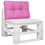 Cojín para sofá de palets tela rosa 60x40x12 cm de vidaXL, Cojines para sillas y sofás - Ref: Foro24-360577, Precio: 22,89 €,...