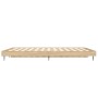 Estructura de cama madera de ingeniería roble Sonoma 135x190 cm de vidaXL, Camas y somieres - Ref: Foro24-832288, Precio: 117...