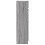 Zapatero madera de ingeniería gris Sonoma 100,5x28x100 cm en Zapateros y organizadores de calzado | Comprar online en Foru.es