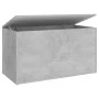 Concrete gray plywood storage trunk 84x42x46 cm by vidaXL, Toy chests - Ref: Foro24-803060, Price: 65,98 €, Discount: %