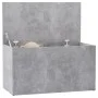 Concrete gray plywood storage trunk 84x42x46 cm by vidaXL, Toy chests - Ref: Foro24-803060, Price: 65,98 €, Discount: %