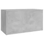 Concrete gray plywood storage trunk 84x42x46 cm by vidaXL, Toy chests - Ref: Foro24-803060, Price: 65,98 €, Discount: %