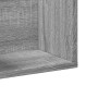 Mueble de pared madera ingeniería gris Sonoma 75x18x16,5 cm en Estanterías | Comprar online en Foru.es