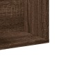 Mueble de pared madera de ingeniería marrón roble 75x18x16,5 cm en Estanterías | Comprar online en Foru.es