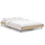 Estructura de cama madera de ingeniería roble Sonoma 120x190 cm de vidaXL, Camas y somieres - Ref: Foro24-832296, Precio: 114...