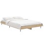 Estructura de cama madera de ingeniería roble Sonoma 120x190 cm de vidaXL, Camas y somieres - Ref: Foro24-832296, Precio: 114...