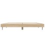 Estructura de cama madera de ingeniería roble Sonoma 120x190 cm de vidaXL, Camas y somieres - Ref: Foro24-832296, Precio: 114...
