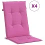 Cojines para sillas con respaldo alto 4 uds tela rosa de vidaXL, Cojines para sillas y sofás - Ref: Foro24-361269, Precio: 67...