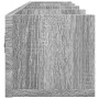 Muebles de pared 2 uds madera gris Sonoma 99x18x16,5 cm en Estanterías | Comprar online en Foru.es