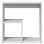 Mesa auxiliar de madera contrachapada blanco 50x30x50 cm en Mesas auxiliares | Comprar online en Foru.es