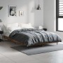 Estructura de cama madera de ingeniería roble ahumado 120x190cm de vidaXL, Camas y somieres - Ref: Foro24-832298, Precio: 119...