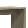Mesa auxiliar de madera contrachapada color roble 50x30x50 cm en Mesas auxiliares | Comprar online en Foru.es